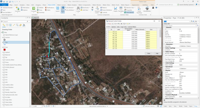 WaterGEMS Integration with ArcGIS Pro and ArcMap