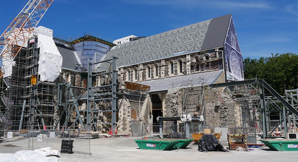 Christ Church Cathedral under construction