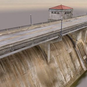 A bridge over a dam, crafted with reality modeling, showcases innovative design—unleash your vision and explore the power of flexible reality modeling in modern infrastructure.