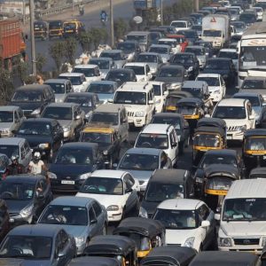 Traffic congestion in Mumbai