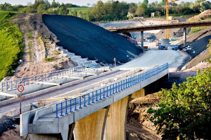 Bridges under construction