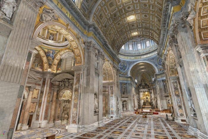 Digital twin: St. Peter's Basilica Interior