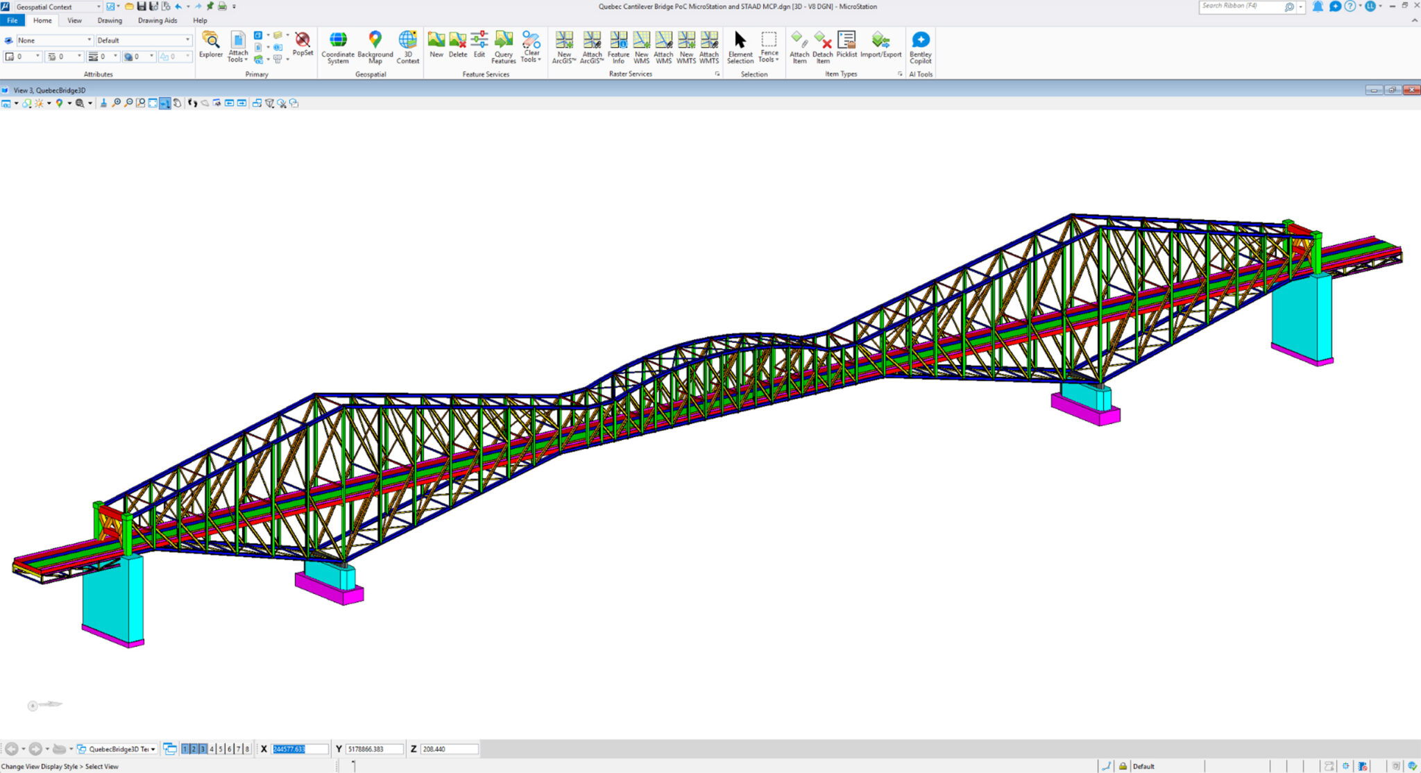 The Quebec Bridge Rises Again: AI Agent Recreates Engineering Wonder