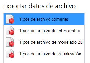 Exportar Datos de Archivo