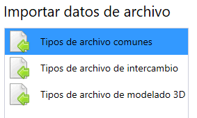 Importar Datos de Archivo