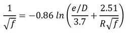 Cyril Colebrook Cedric White Equation