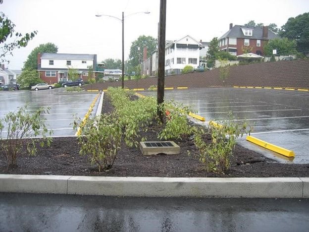 Westmoreland County, Pa. parking area finished