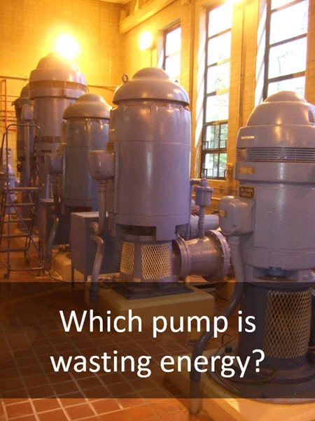 Pump wasting energy